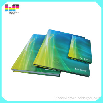 Custom design pu leather cover notebook printing